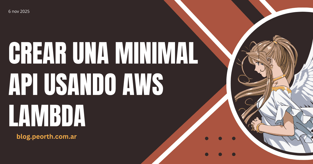Crear una minimal API usando AWS Lambda
